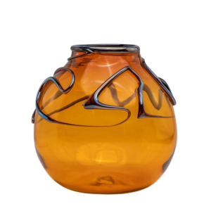 Hieroglyphic Rounded Vase