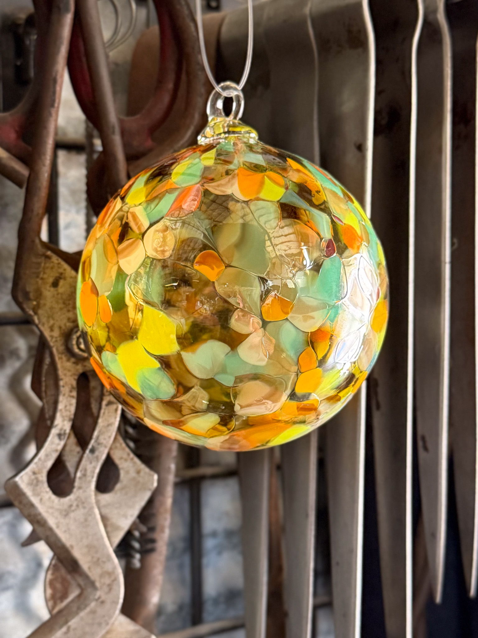 Ornament glassblowing workshop at Salado Glassworks