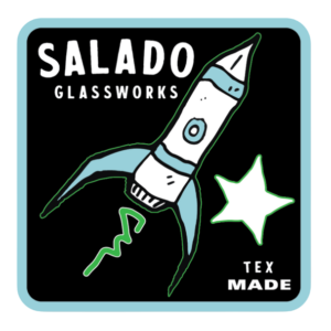 Blue Rocket Sticker